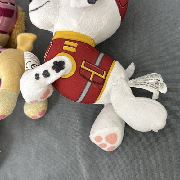 Spin Master Paw Patrol Plush Lot Rubble Chase Skye Marshal 2013+ Floppy Leg - Picture 7 of 8